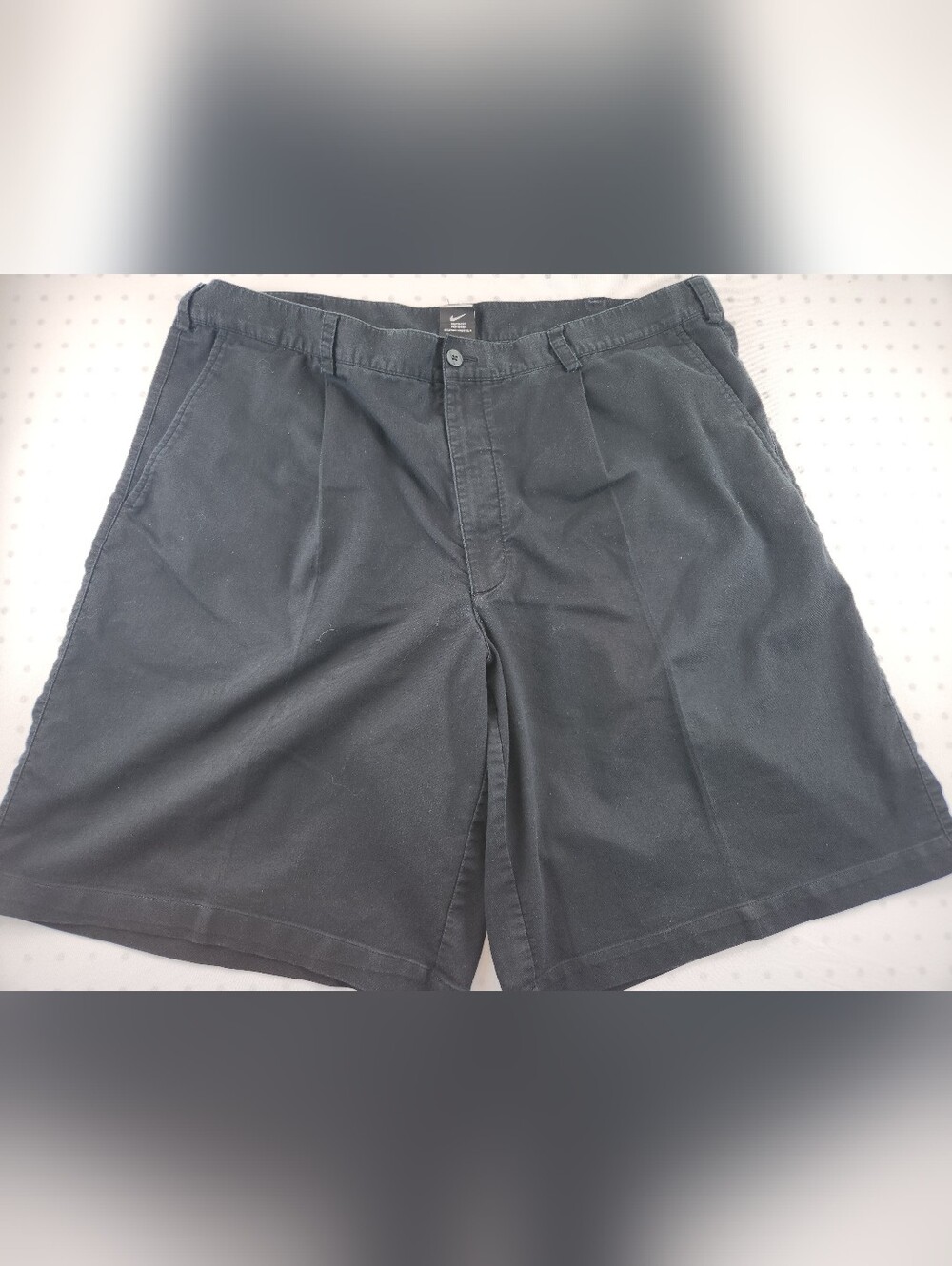 Nike Golf Shorts 🖤 Dri-Fit Black Chino Shorts Size 42
